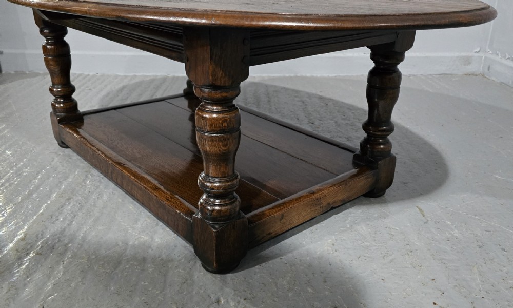 Oak Plank Coffee Table View VI