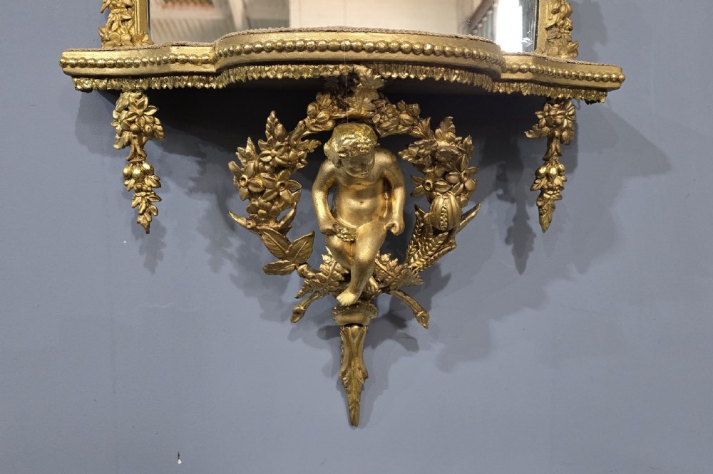 Outstanding Pair Regency Girondelle Mirrors View IX