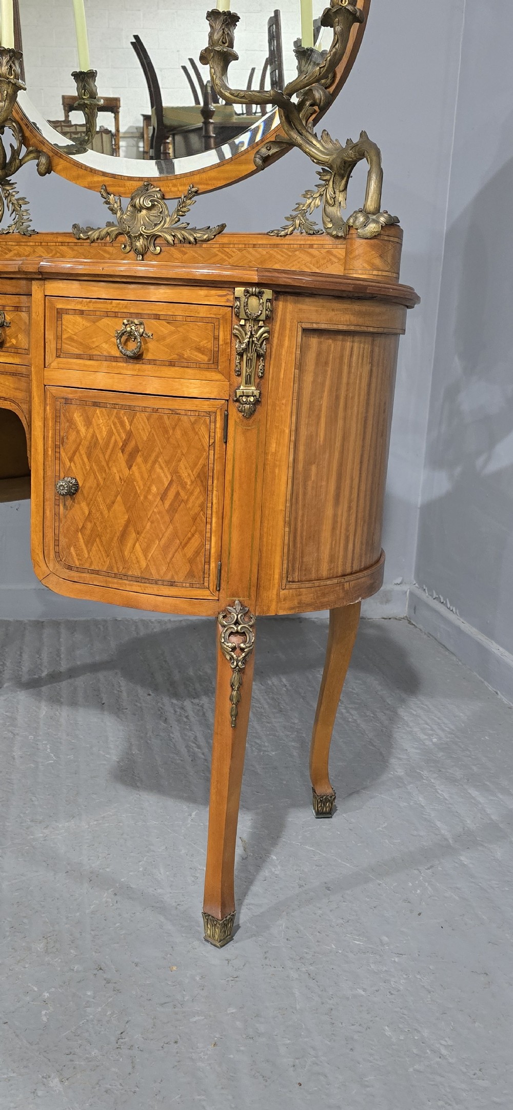Outstanding French Satinwood Dressing Table View VI
