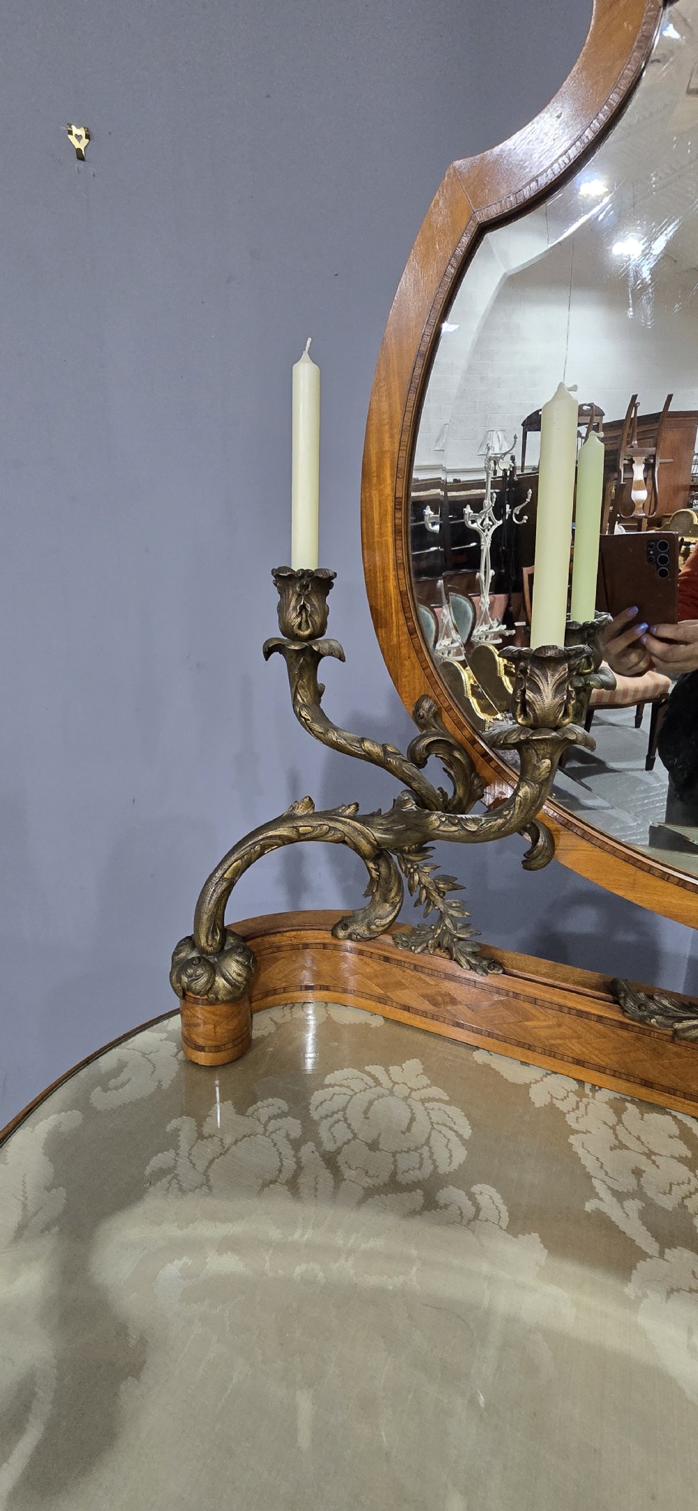 Outstanding French Satinwood Dressing Table View IX