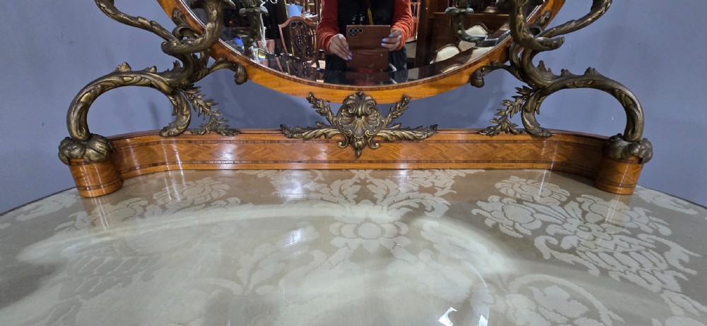 Outstanding French Satinwood Dressing Table View XII