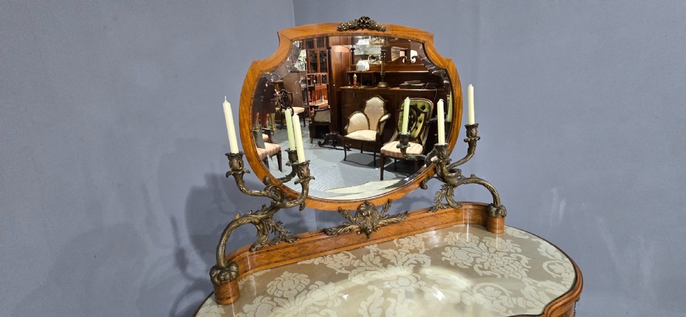 Outstanding French Satinwood Dressing Table View XIII