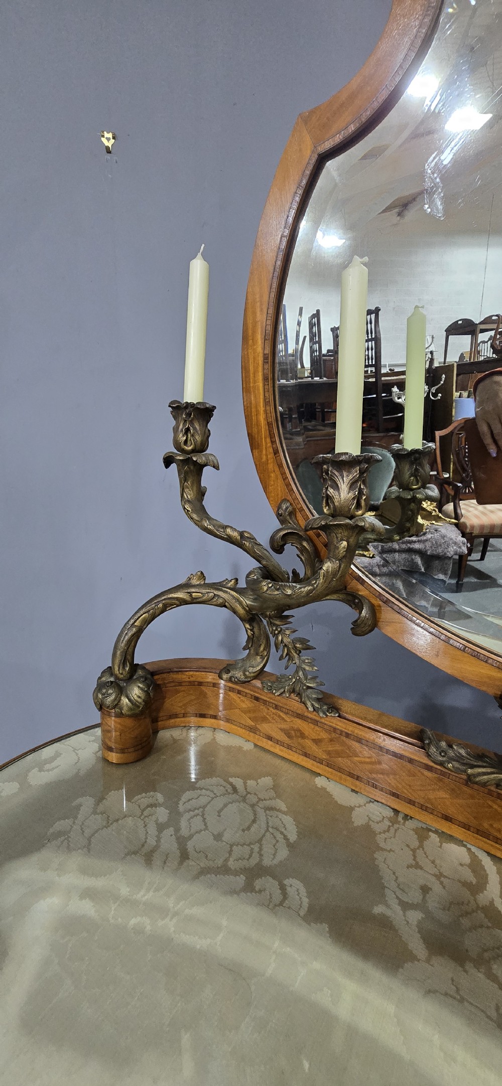 Outstanding French Satinwood Dressing Table View XVII