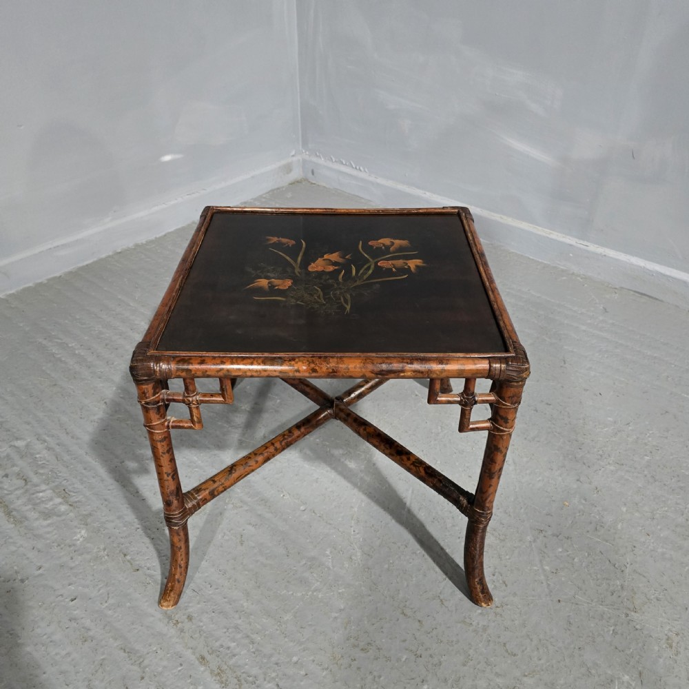 Bamboo Laquered Occasional Table