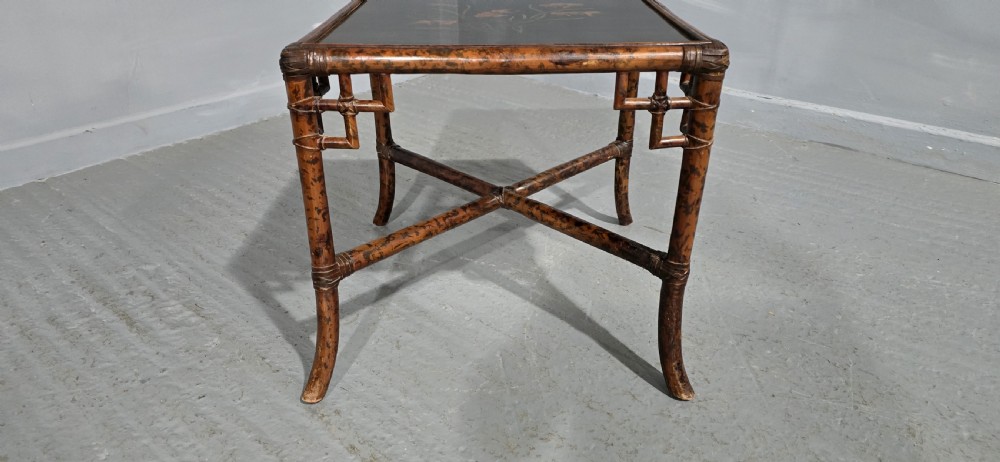 Bamboo Laquered Occasional Table View II