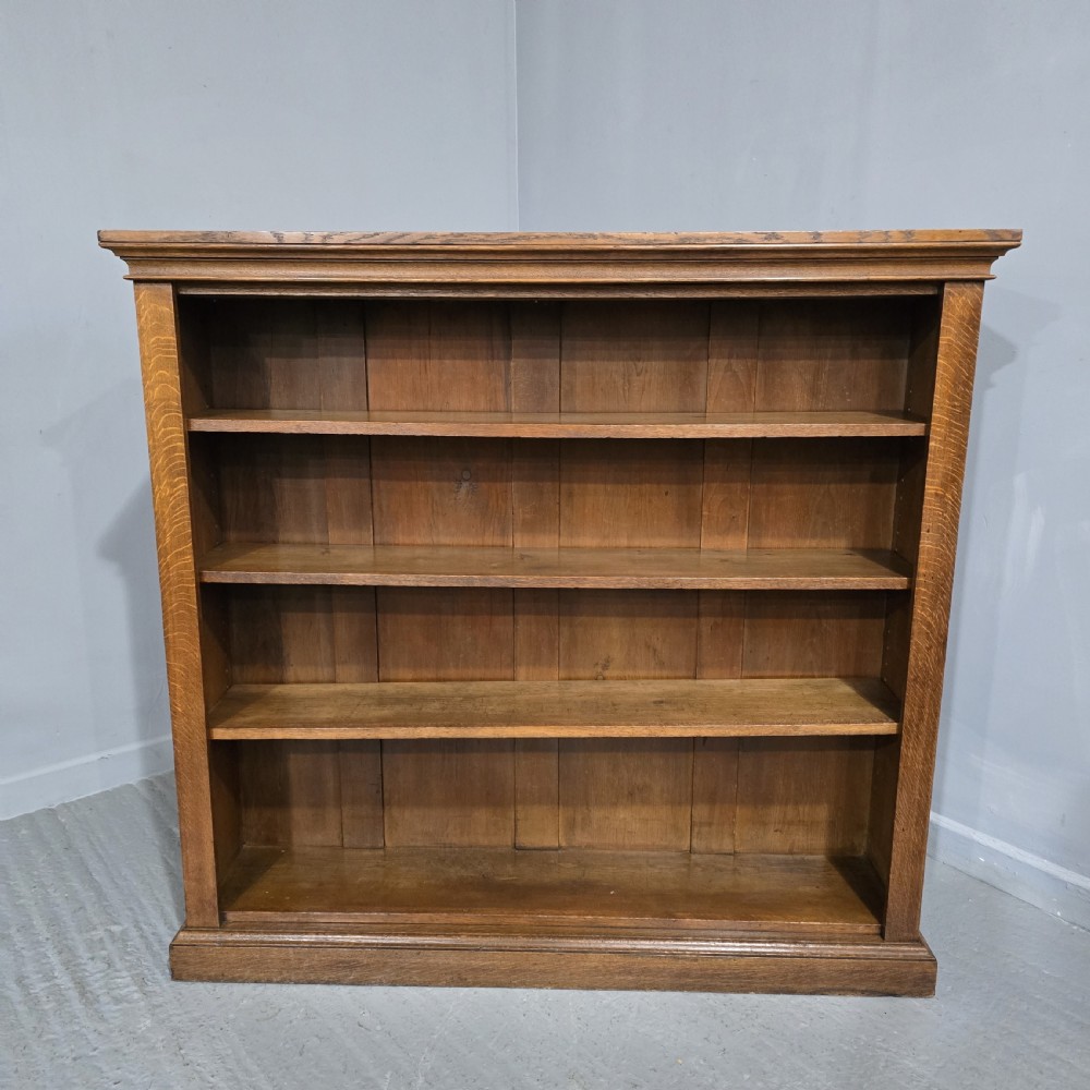 Victorian Open Adjutable Library Bookcase View II