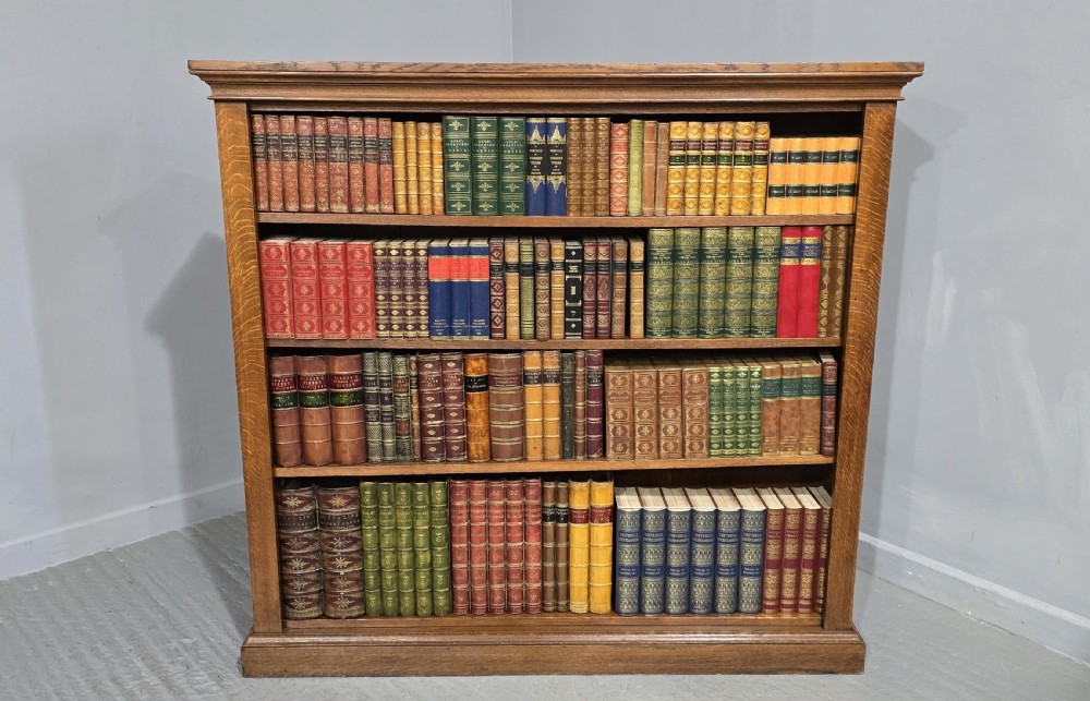 Victorian Open Adjutable Library Bookcase View IX