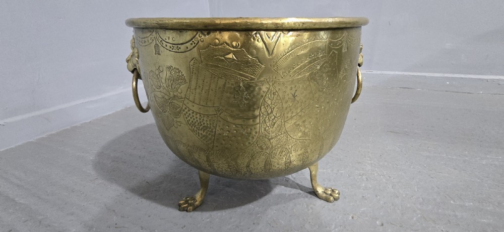 Georgian Brass Log Bin View V