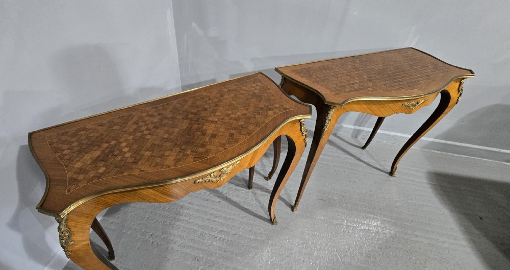 A Good Pair French Console Hall Tables View VII