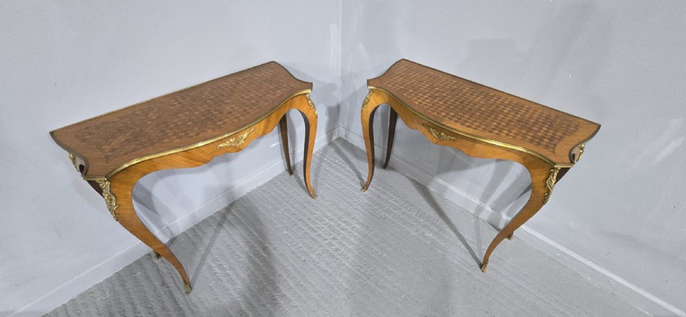 A Good Pair French Console Hall Tables View IX