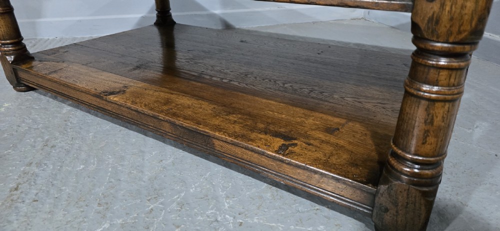 Outstanding Large Burr Oak Coffee Table View VI