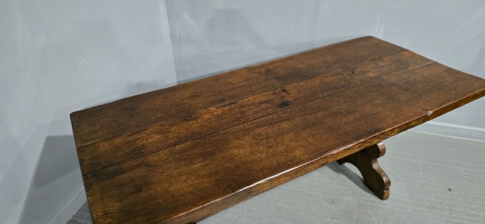 Oak Refrectory Farmhouse Kitchen Tavern Table View VI