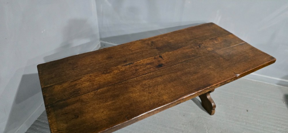 Oak Refrectory Farmhouse Kitchen Tavern Table View VII