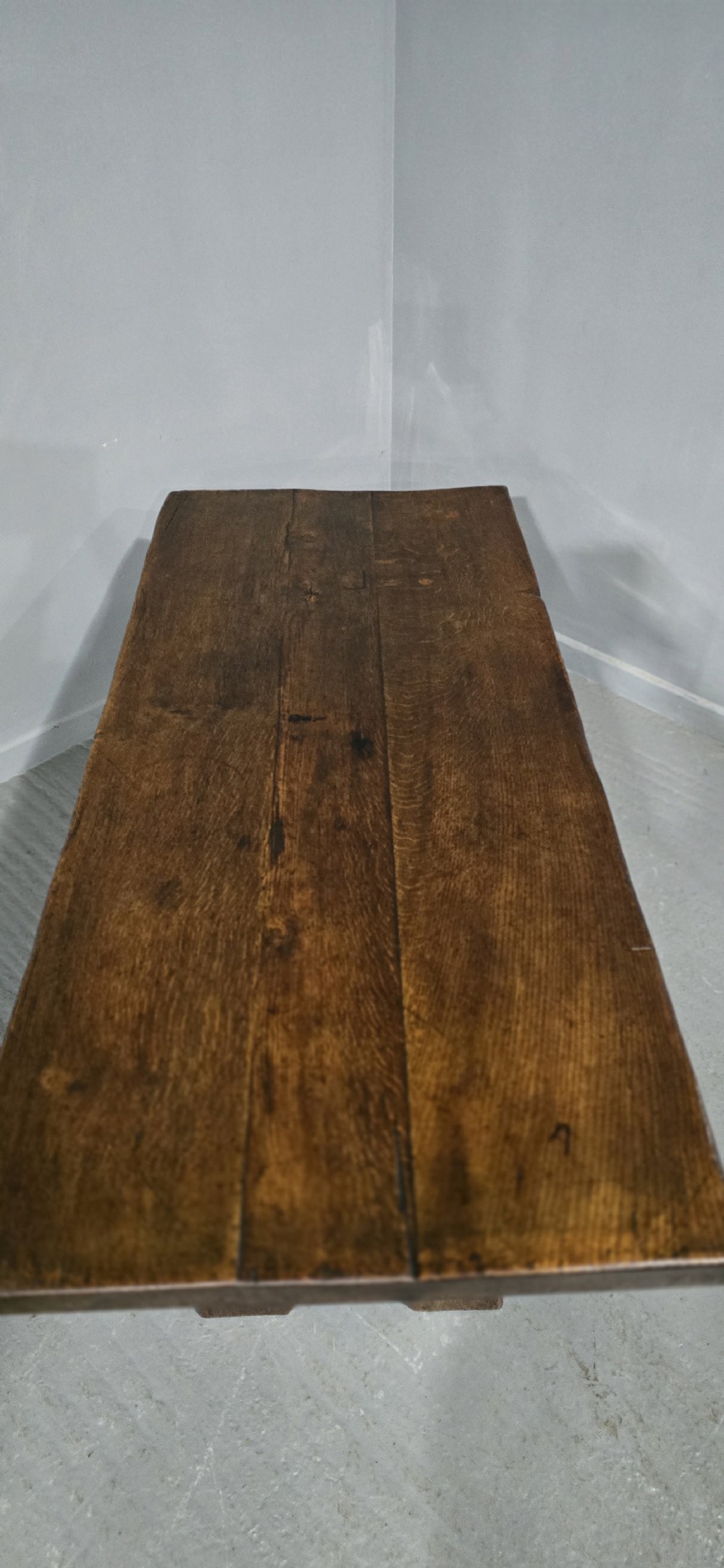 Oak Refrectory Farmhouse Kitchen Tavern Table View VIII