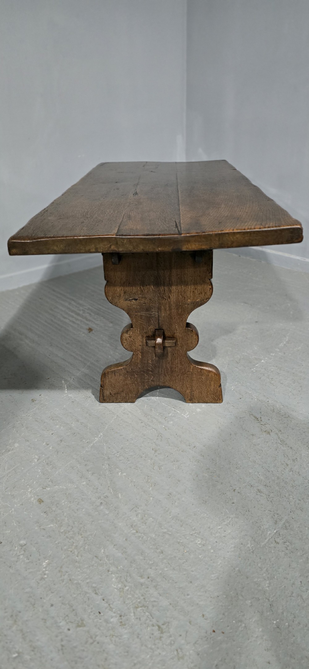 Oak Refrectory Farmhouse Kitchen Tavern Table View IX