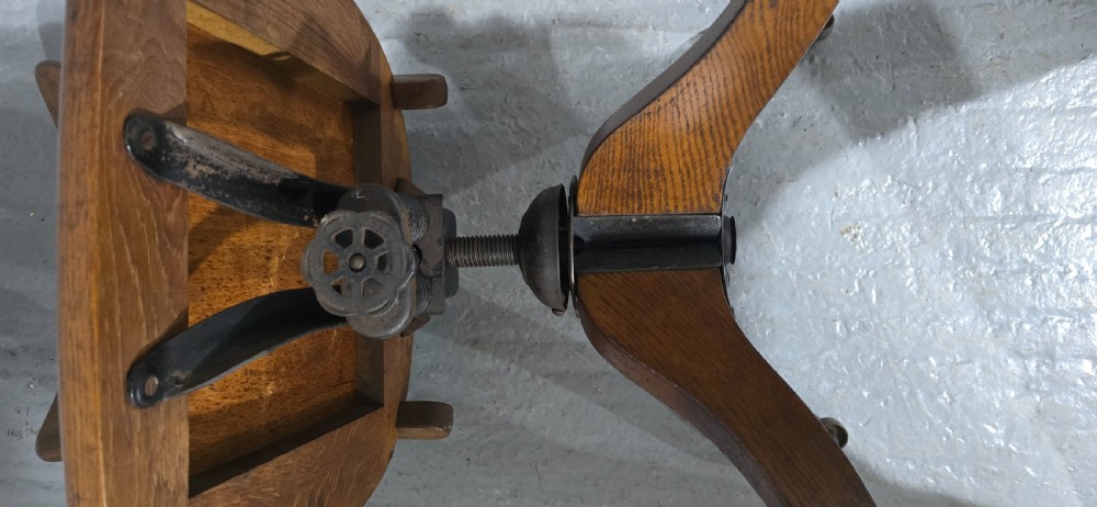 Oak Roll Top and Matching Desk Chair View VIII