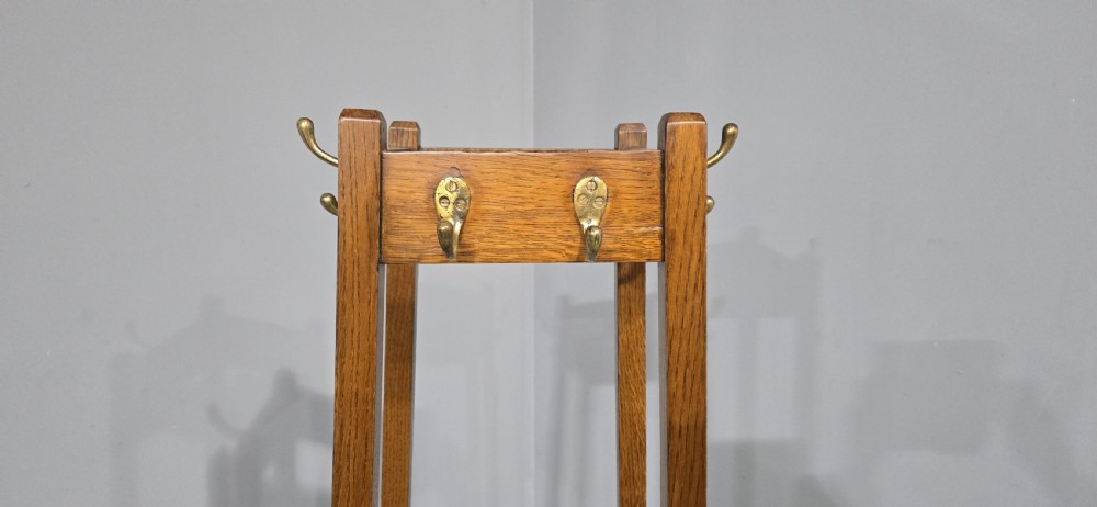 Oak Coat Stick Stand View III