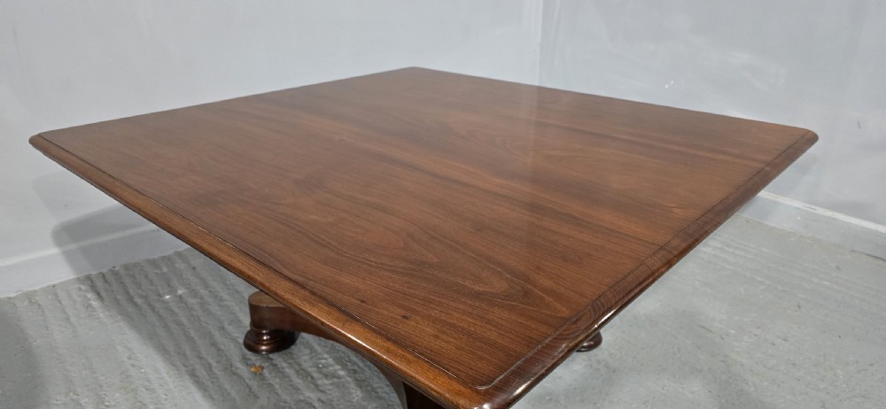 Large Mahogany Coffee Table View XI