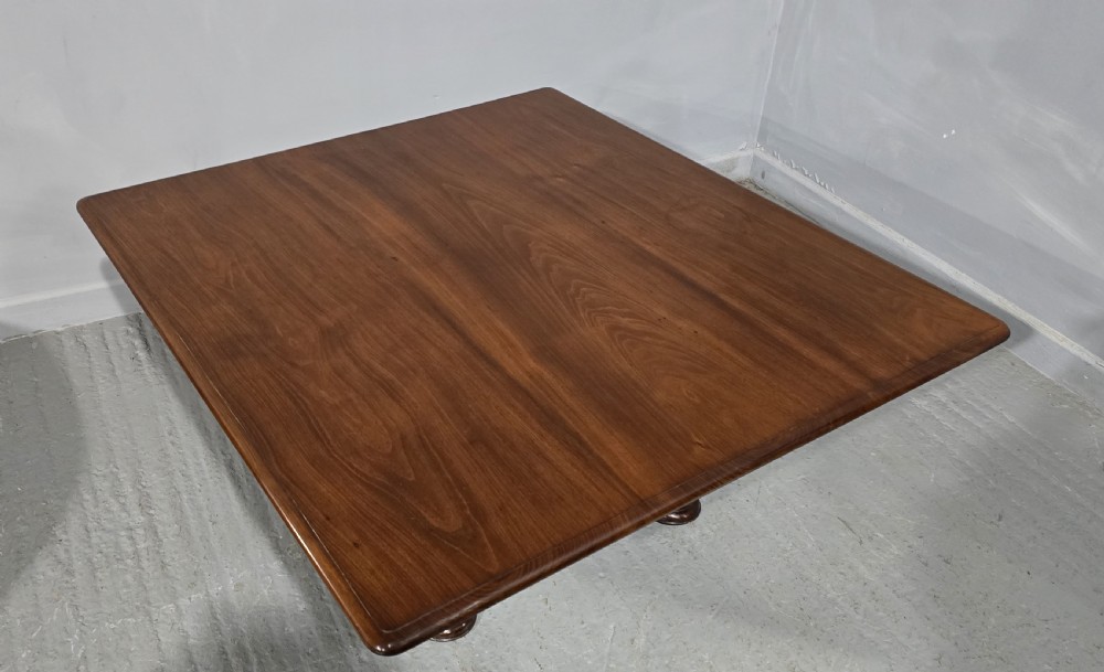 Large Mahogany Coffee Table View XII