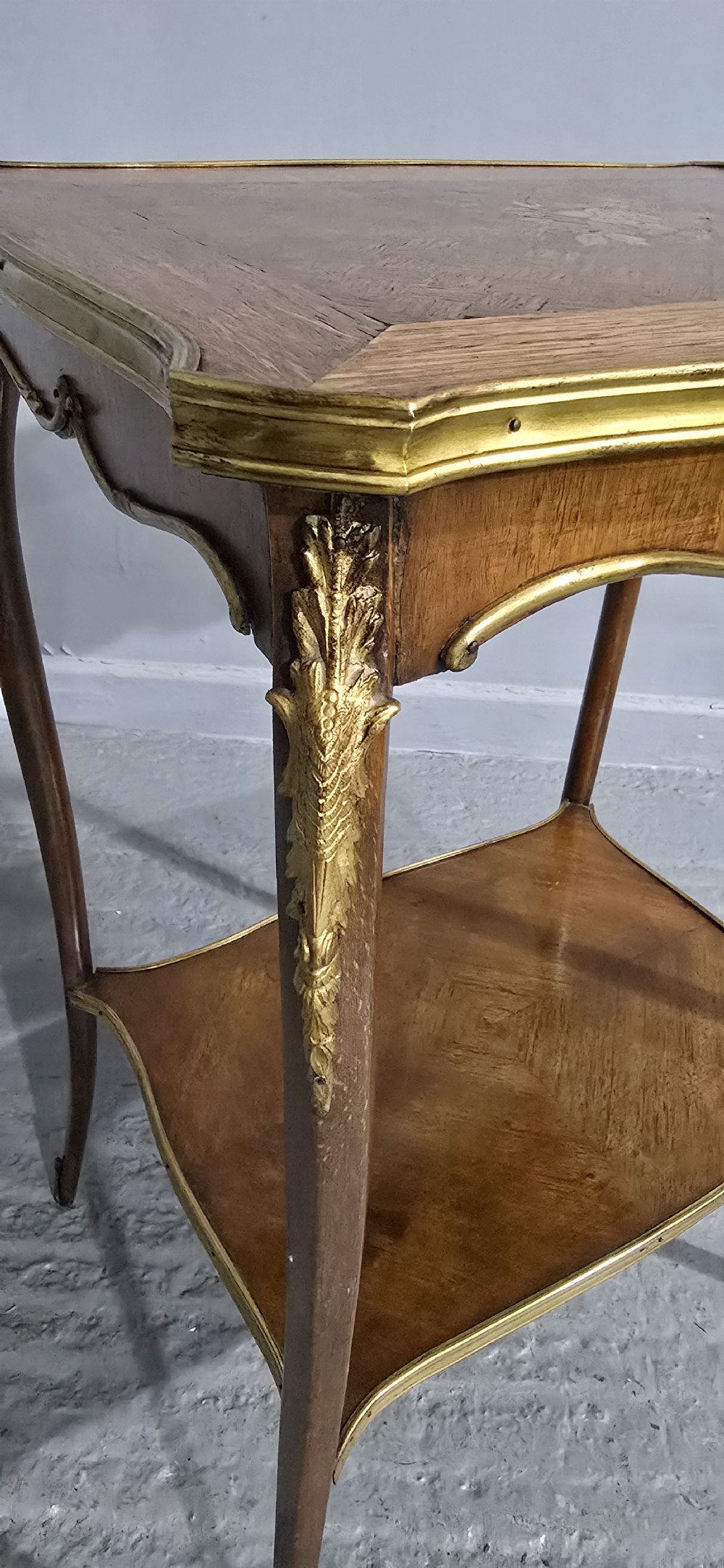 French Inlaid Occasional Lamp Table View VI