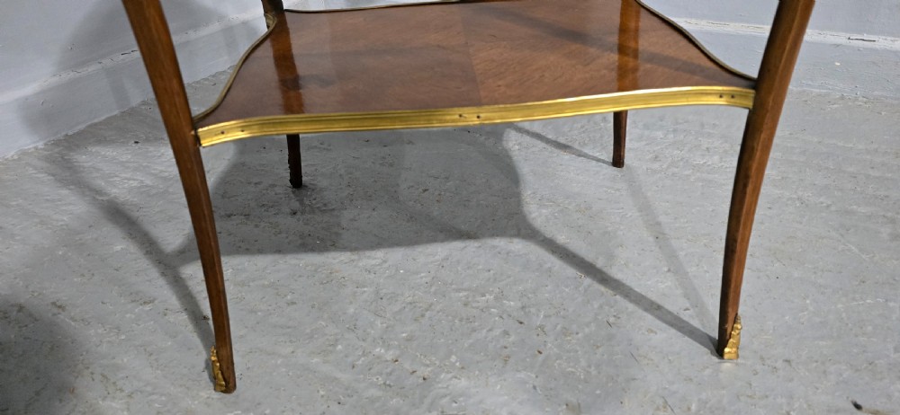 French Inlaid Occasional Lamp Table View VIII