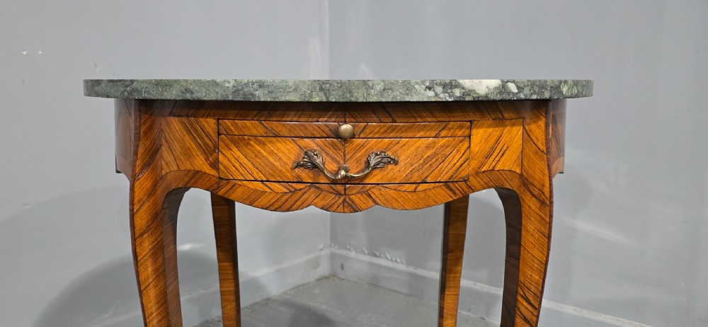 Super French Marble Topped Gueridon View III