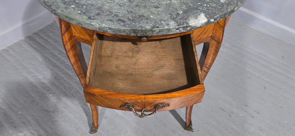 Super French Marble Topped Gueridon View XI