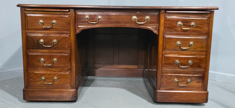 Superb Mahogany Pedestal Desk View III
