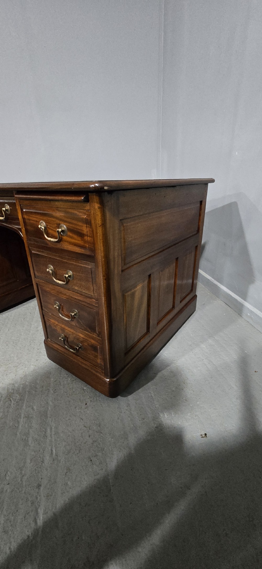 Superb Mahogany Pedestal Desk View V
