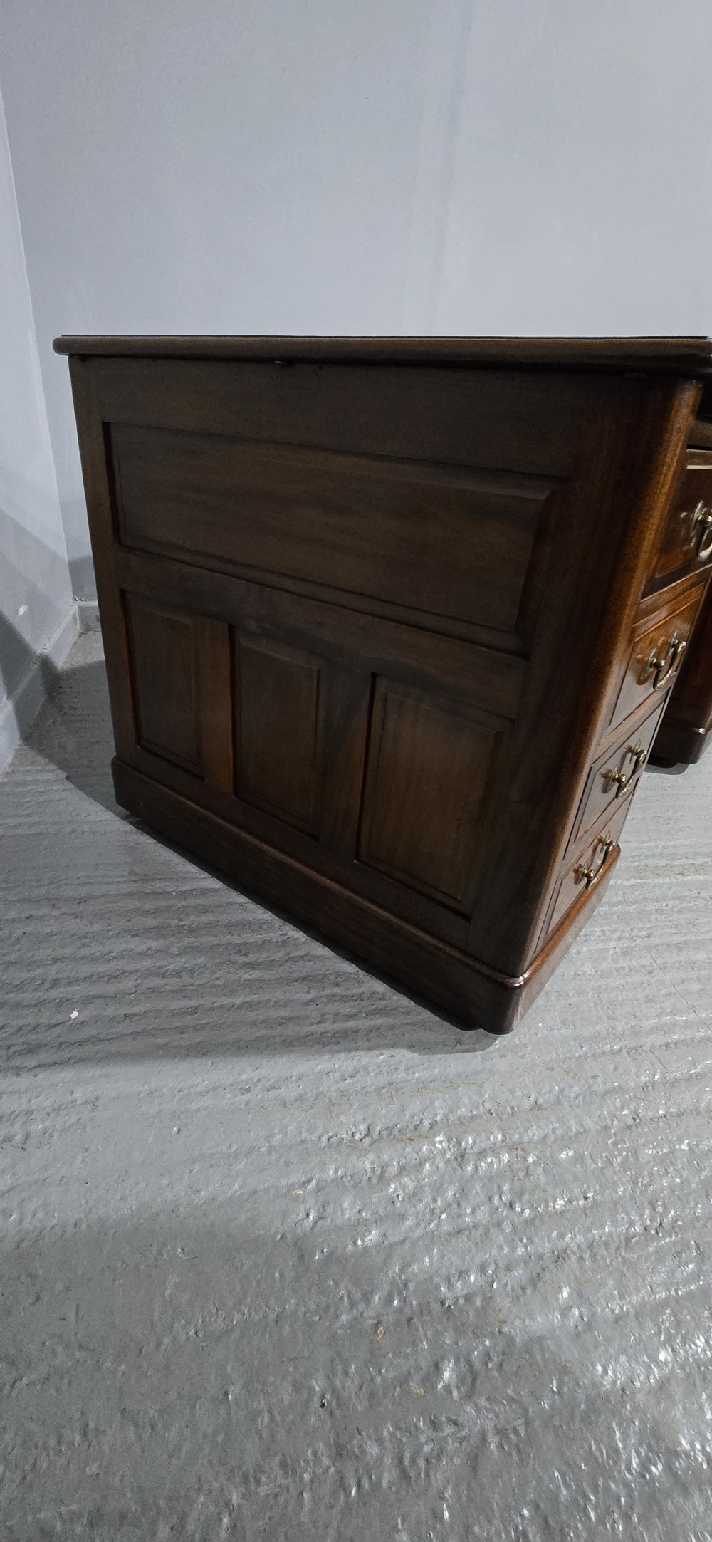Superb Mahogany Pedestal Desk View VI