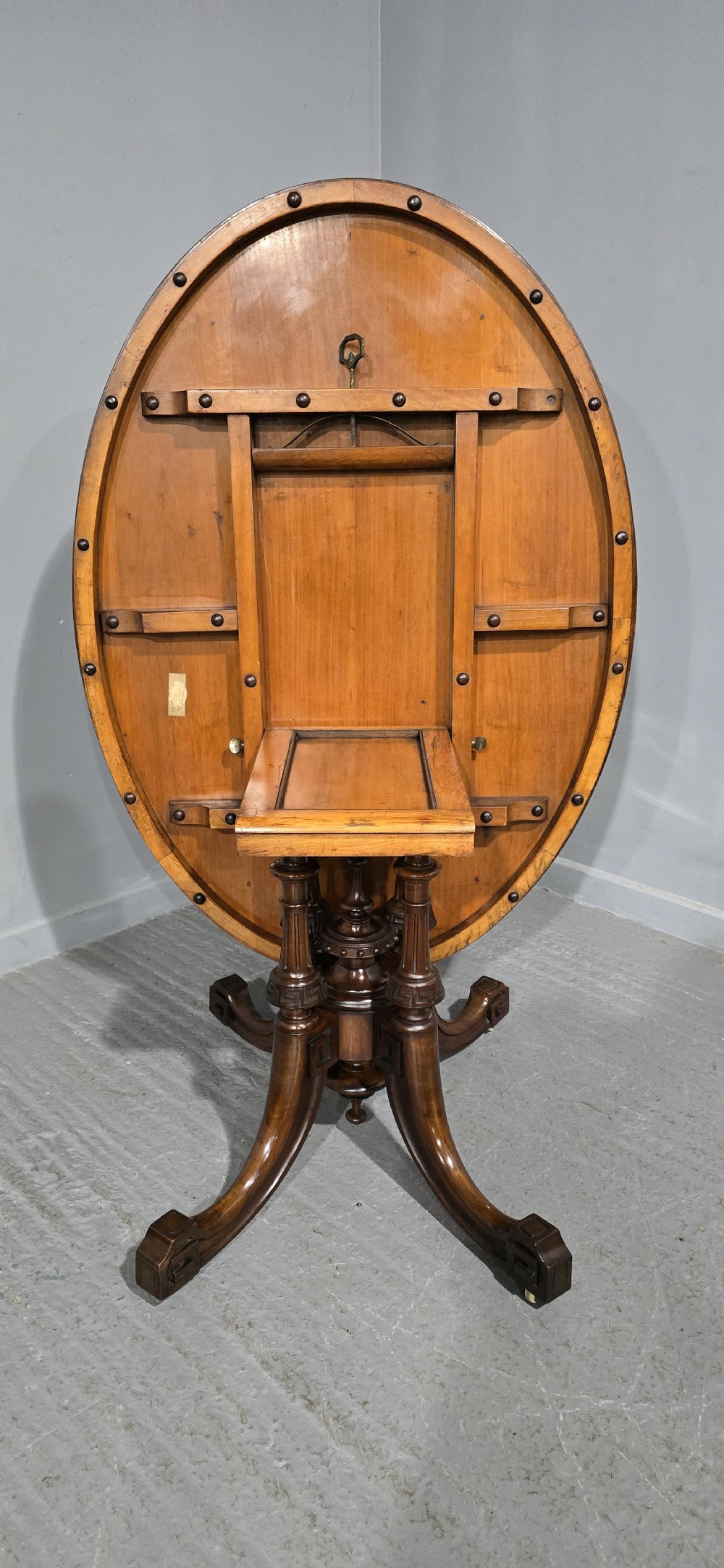 Superb Burr Walnut Dining Table View XI