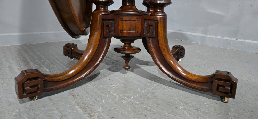 Superb Burr Walnut Dining Table View XV