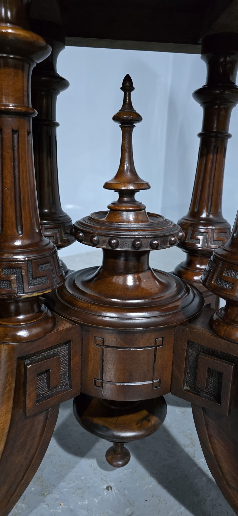 Superb Burr Walnut Dining Table View XVII
