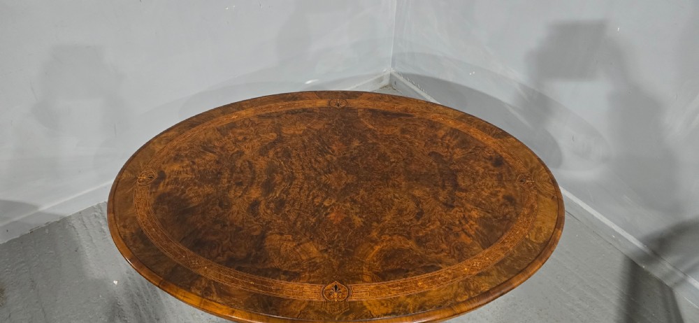 Superb Burr Walnut Dining Table View XIX