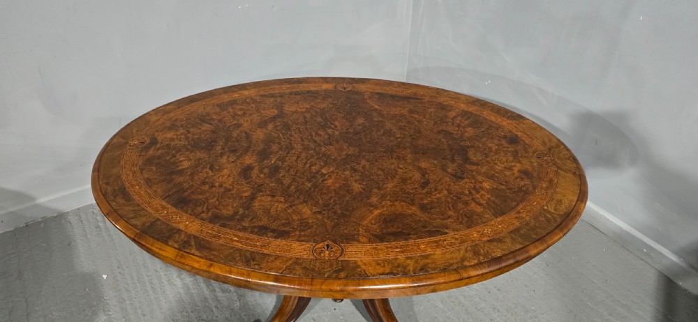 Superb Burr Walnut Dining Table View XX