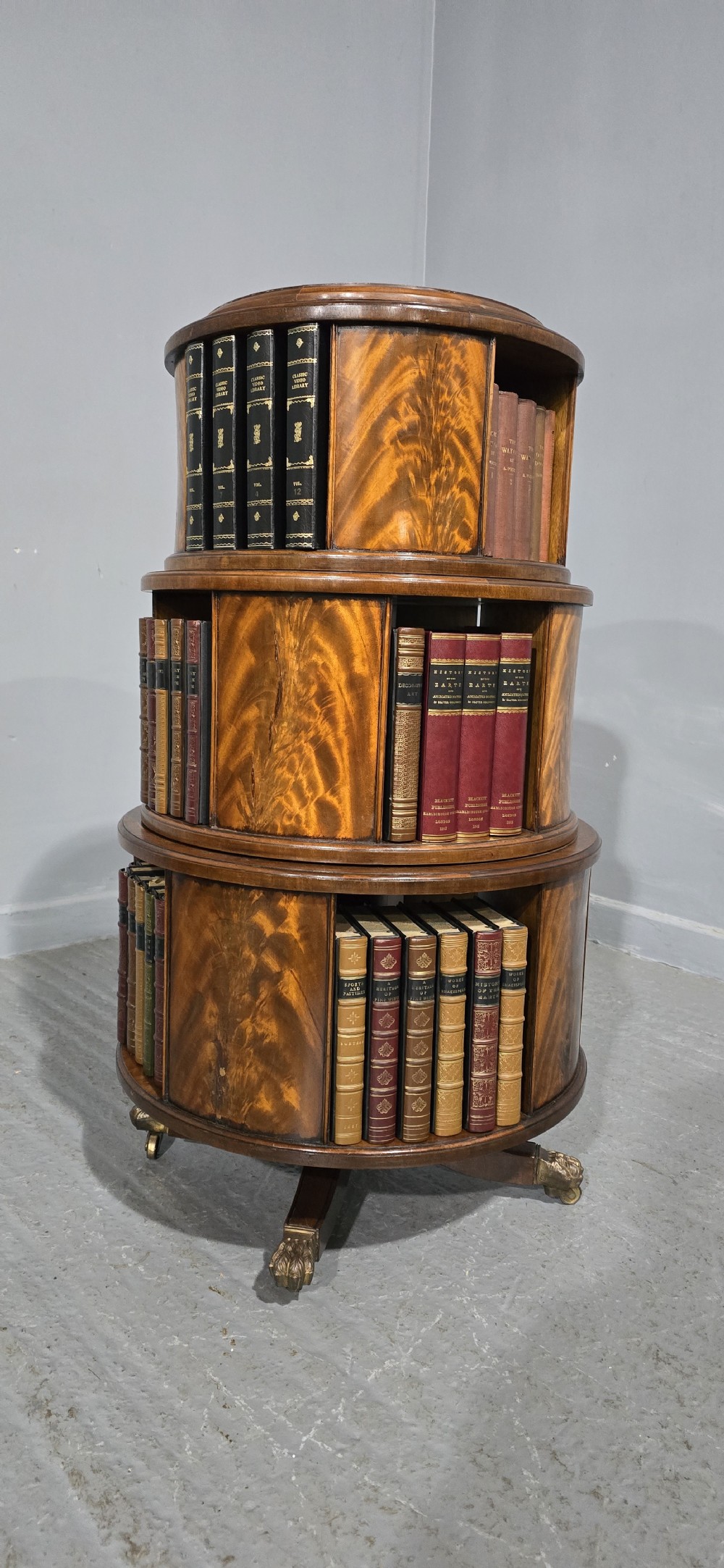 Superb Mahogany Revolving Bookcase View II