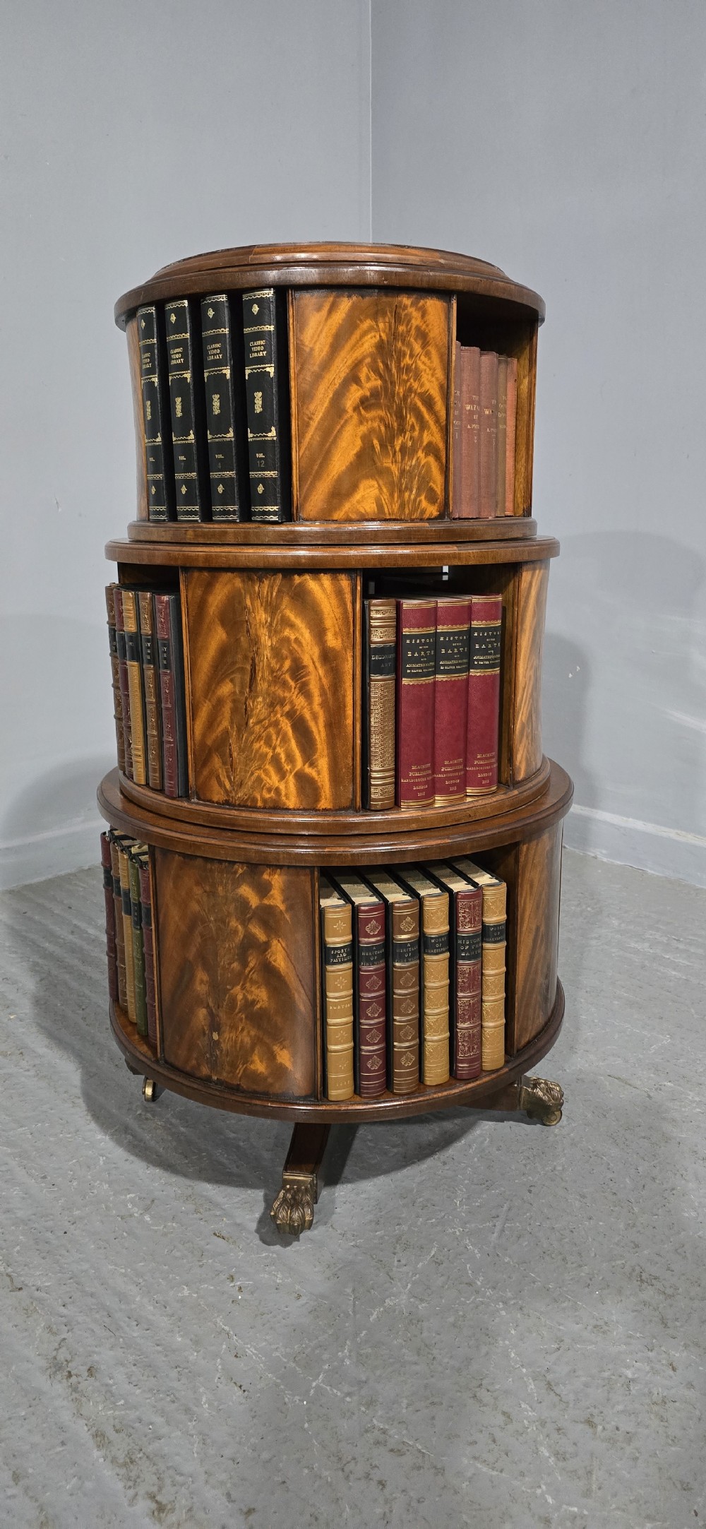 Superb Mahogany Revolving Bookcase View III