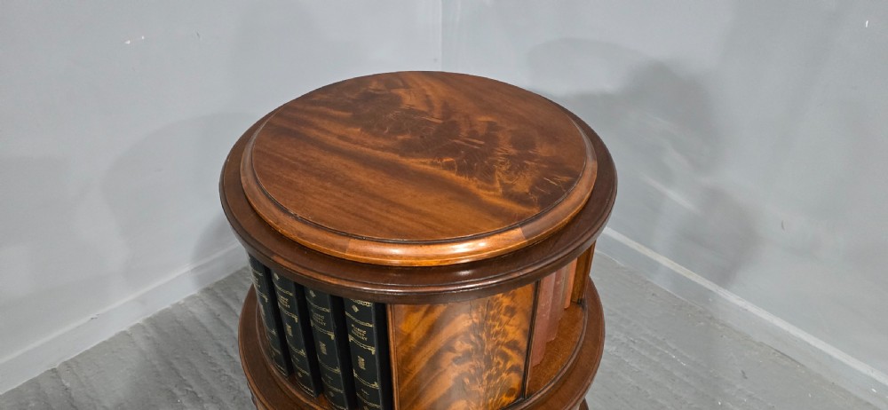 Superb Mahogany Revolving Bookcase View VII