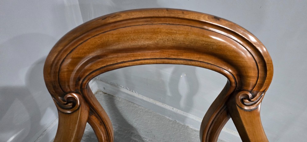 Early Victorian Mahogany Desk Chair View VIII