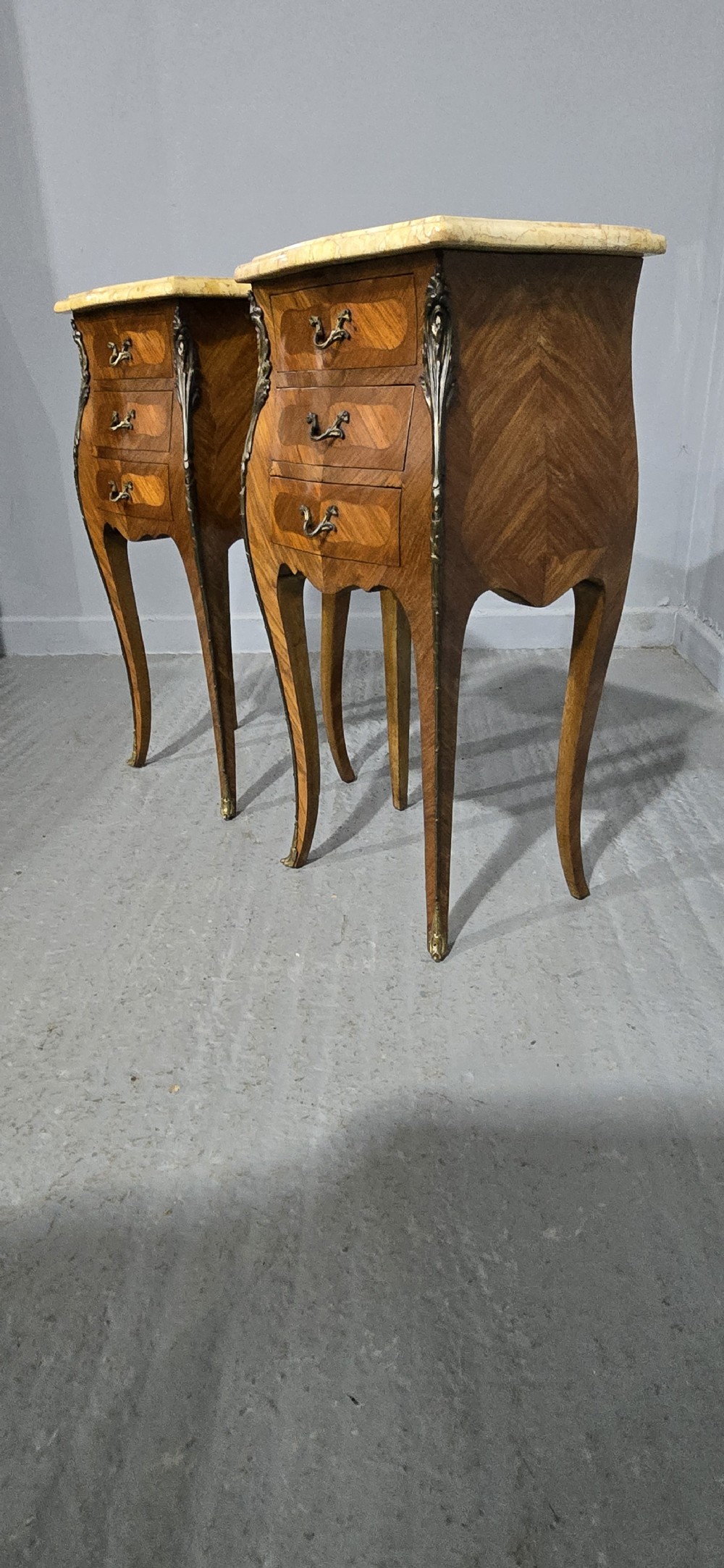 Super Pair Beside Lamp Chests of Drawers View III