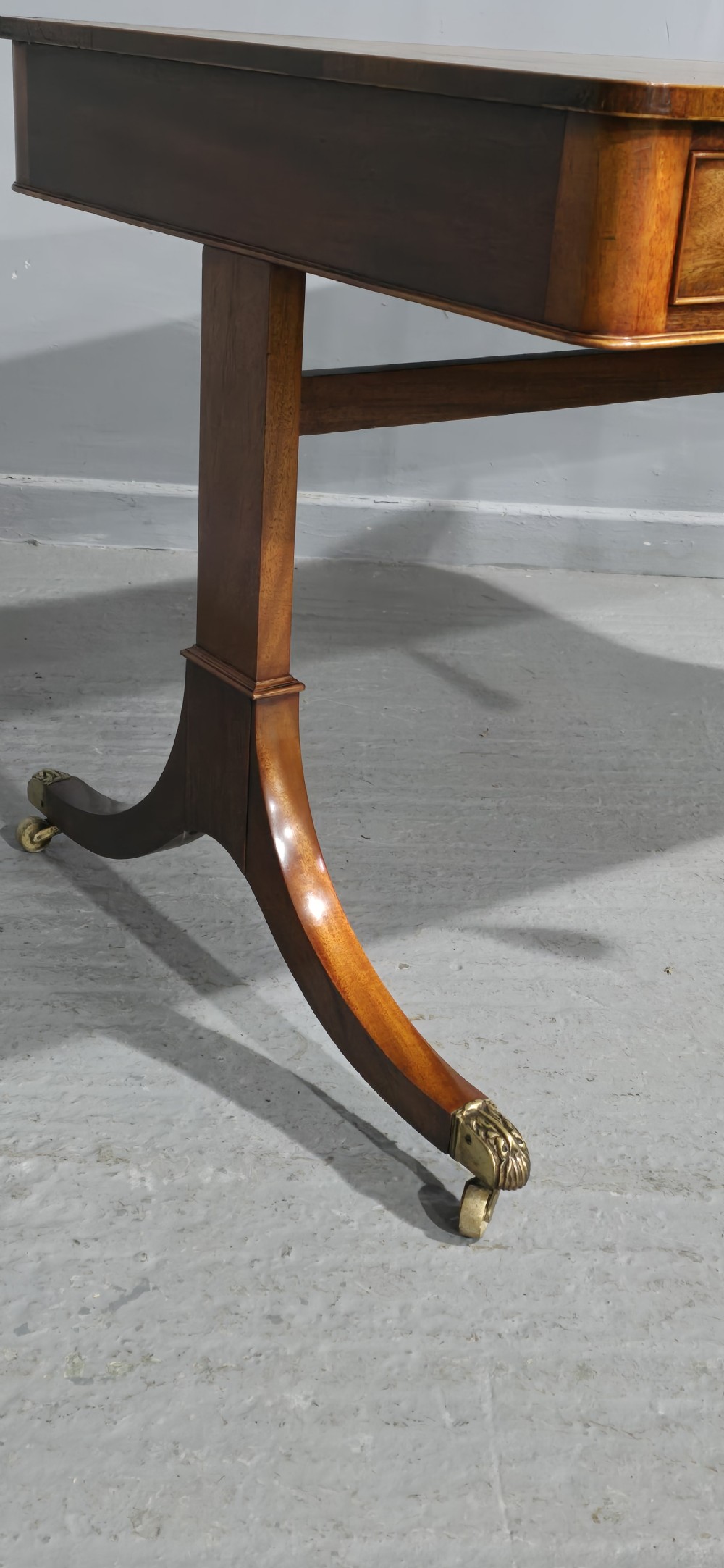 Fine Mahogany Library Writing Table View III