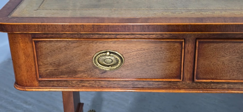 Fine Mahogany Library Writing Table View VIII
