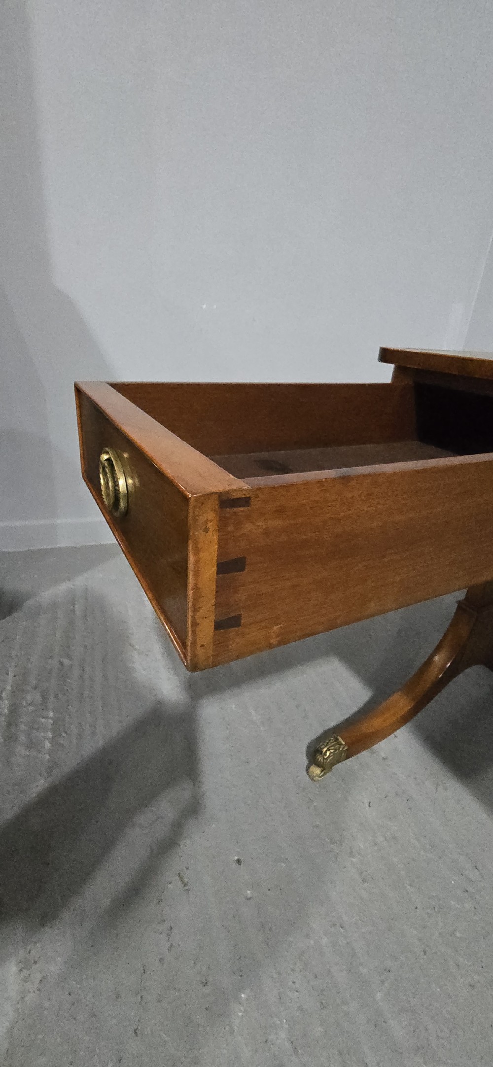 Fine Mahogany Library Writing Table View XI