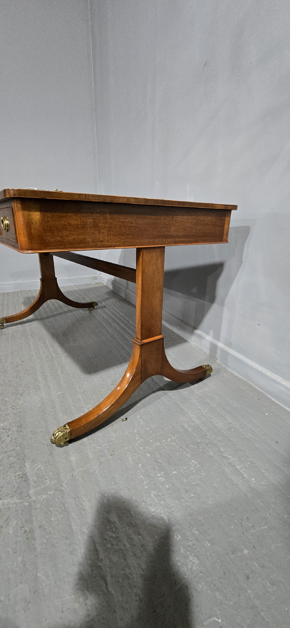 Fine Mahogany Library Writing Table View XIII