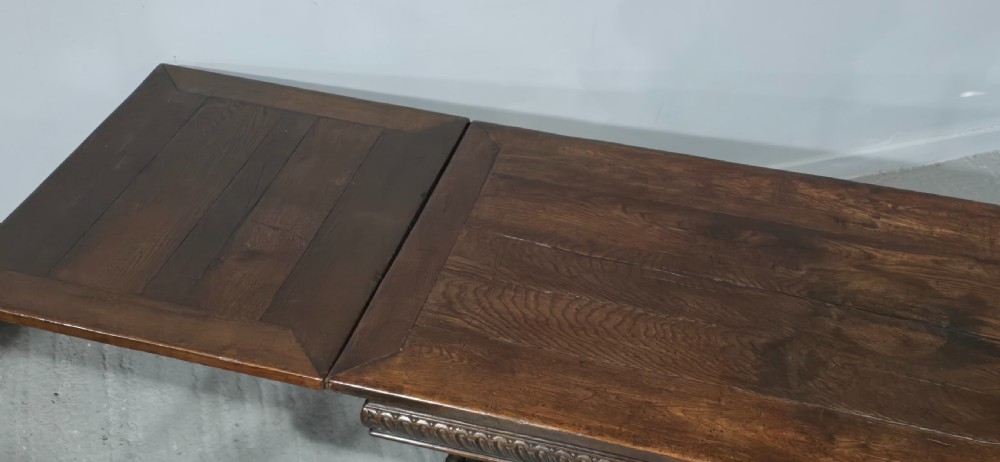Huge Elizabethan Oak Refrectory Dining Table View XIII