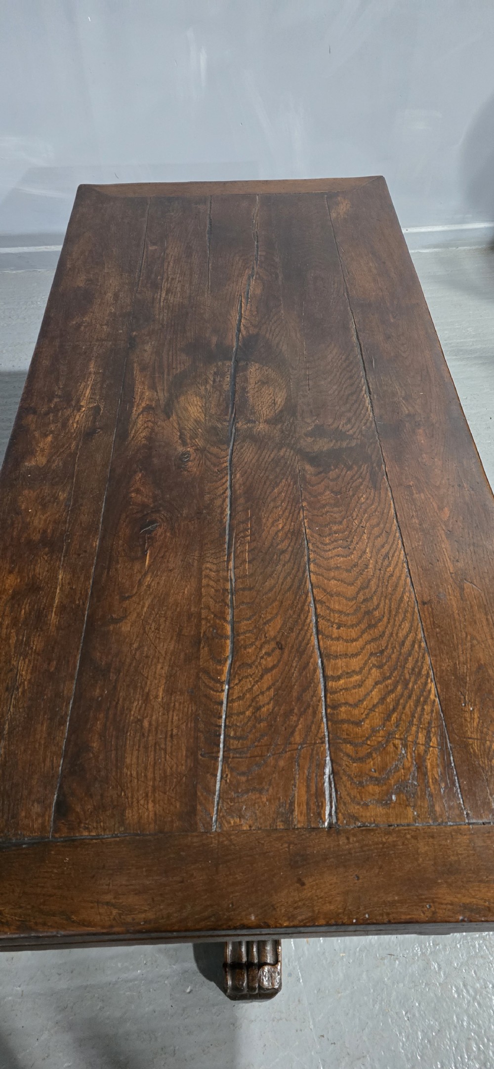 Huge Elizabethan Oak Refrectory Dining Table View XXIV
