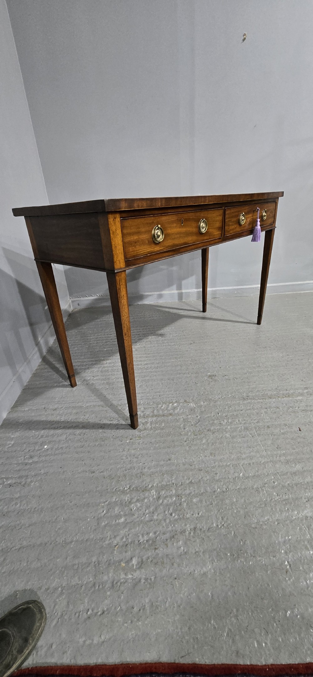 Super Georgian Mahogany Sideboard Server View VI