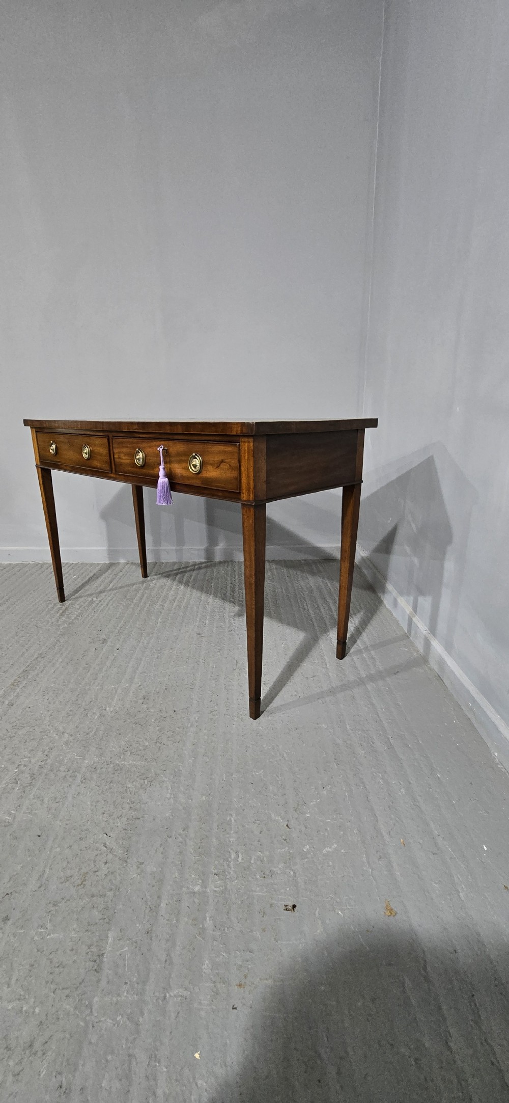 Super Georgian Mahogany Sideboard Server View VII