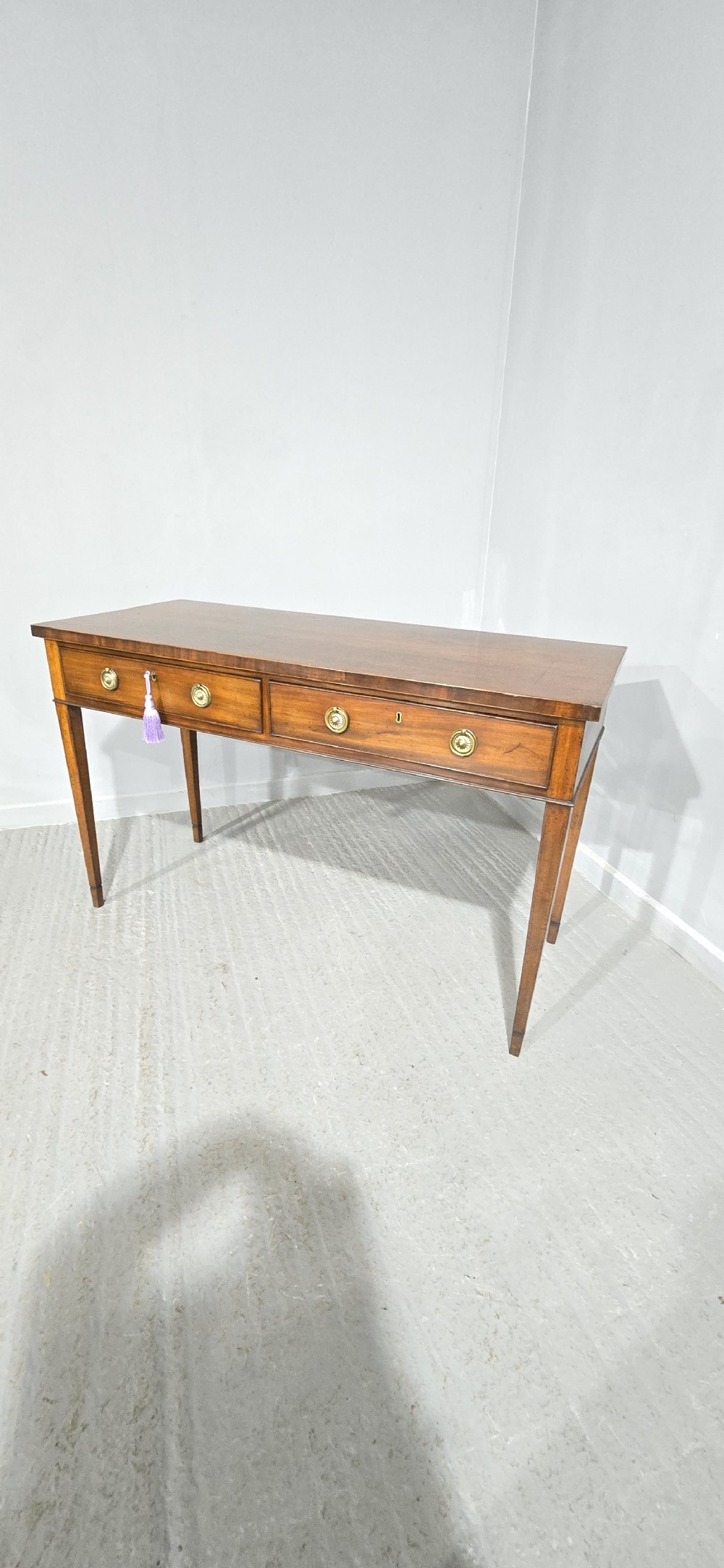 Super Georgian Mahogany Sideboard Server View XIII
