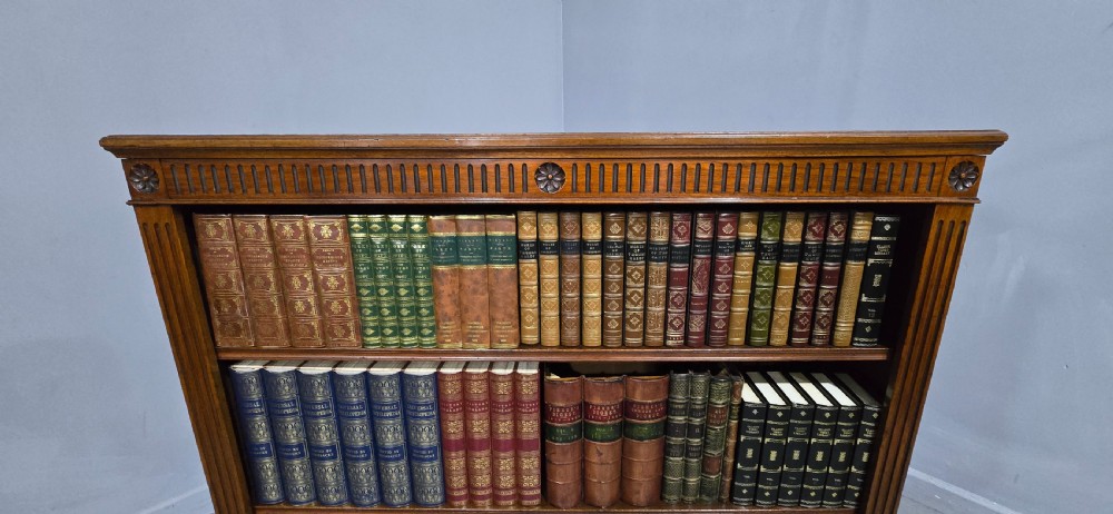 Good Mahogany Open Adjustable Library Bookcase View III